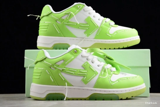 OFF-WHITE Out "OOO" Office Low Tops Of 0810